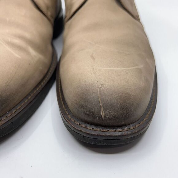Ecco Biarritz Mens Size EUR 47 US 13 Beige Chukka Boots Dress Shoes main image 10